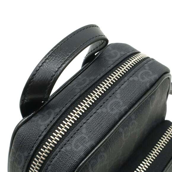 GUCCI Authentic Black Leather Shoulder Bag - Picture 7 of 10